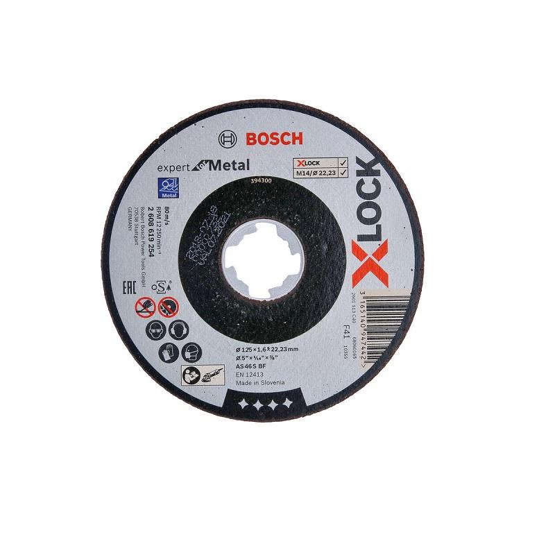 Bosch řezný kotouč Expert for Metal X-LOCK 125 x 1,6 mm 2608619254