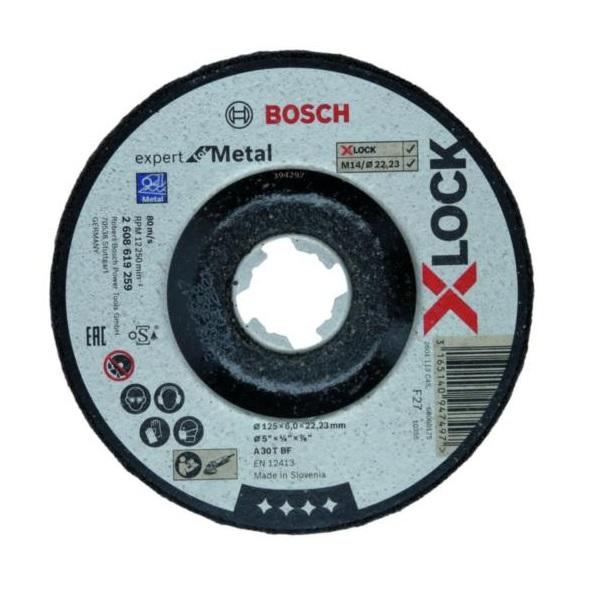 Bosch brusný kotouč Expert for Metal X-LOCK 125 x 6 mm 2608619259