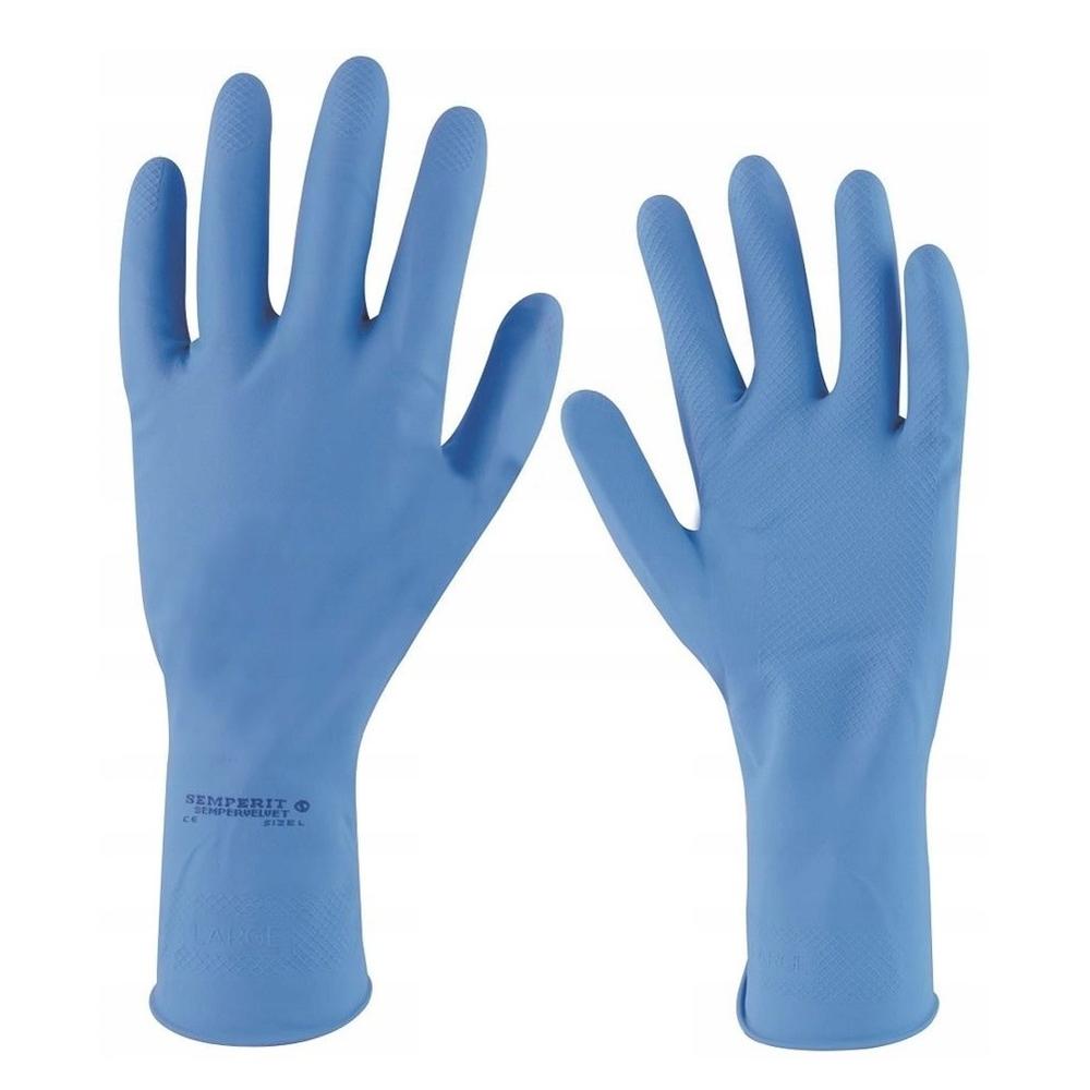 Cerva latexové modré úklidové rukavice, vel. 9 17492