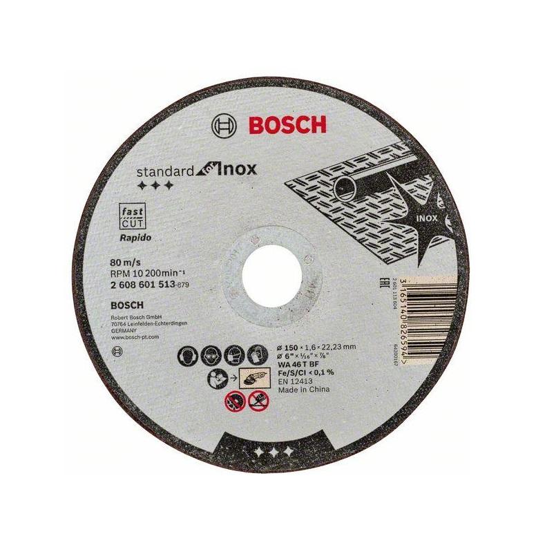 Bosch řezný kotouč standard for INOX 150 x 1,6 mm 2608601513