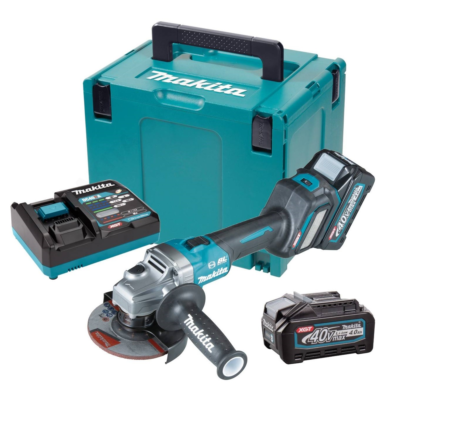 Makita Aku &#250;hlov&#225; bruska GA023GM201 s regulac&#237; 125mm Li-ion XGT 40V/4,0Ah