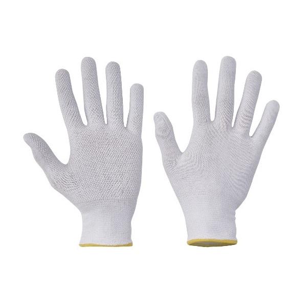 Cerva bílé bavlněné pracovní rukavice Bustard, vel. 6 17120