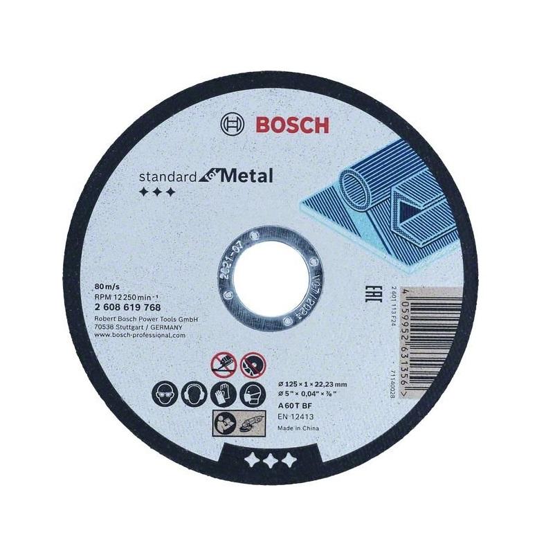 Bosch řezný kotouč Standard for Metal 125 x 1 x 22,23 mm 2608619768