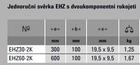 Bessey svěrka jednoruční EHZ30-2K 300/100