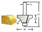 Makita zaoblovací fréza s ložiskem D25,4x13,5x54,7 mm, S=8 R6,35