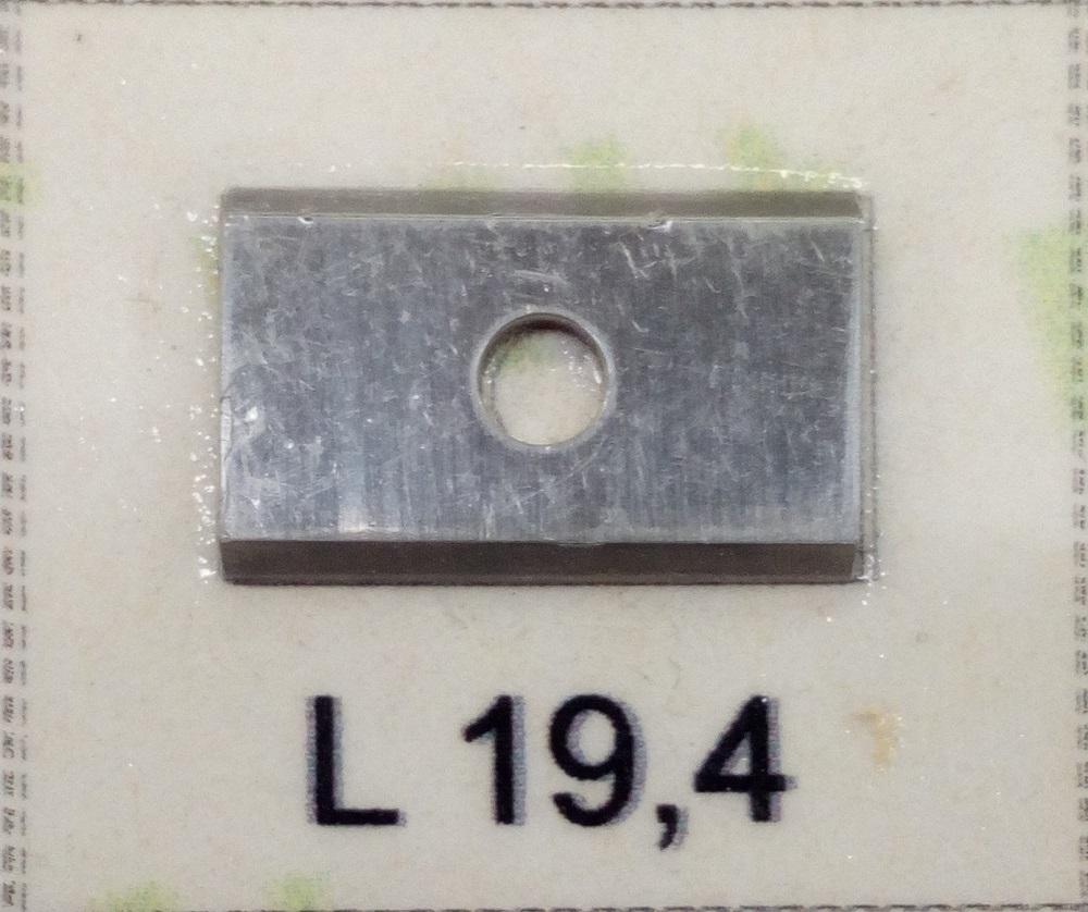 Rh+ ceratizit žiletka - nůž falcovací L 19,4 universální (HC 05 / KCR 08) 51019420