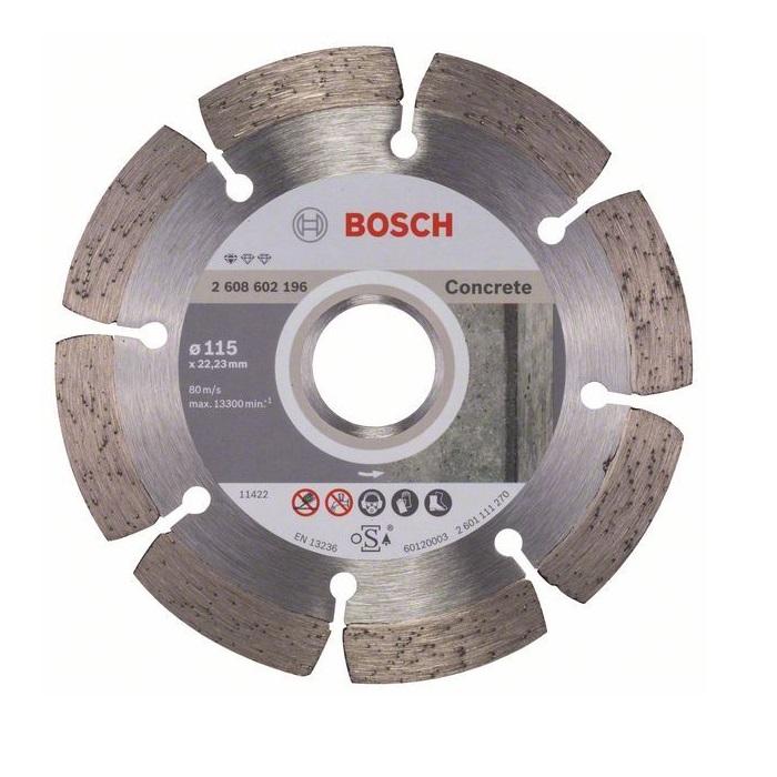 Bosch diamantový dělící kotouč Standard for Concrete 115 x 1,6 mm 2608602196