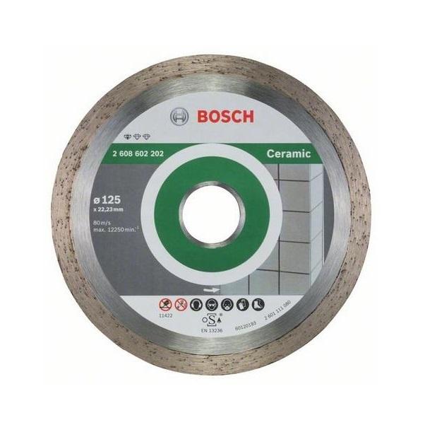 Bosch diamantový řezný kotouč Standard for Ceramic 125 mm 2608602202