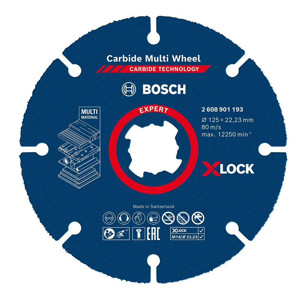 Bosch víceúčelový řezný kotouč EXPERT Carbide Multi Wheel X-LOCK 125 mm, 22,23 mm 2608901193