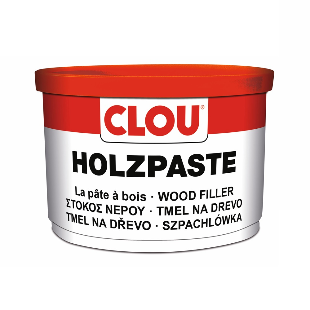 Clou Tmel vodouředitelný Holzpaste 250g - 16 weiss, bílá 00150.00016