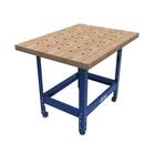 dřevěný pracovní stůl 610 x 813 mm s rastrem děr 19 mm