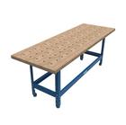 dřevěný pracovní stůl 610 x 1727 mm s rastrem děr 19 mm