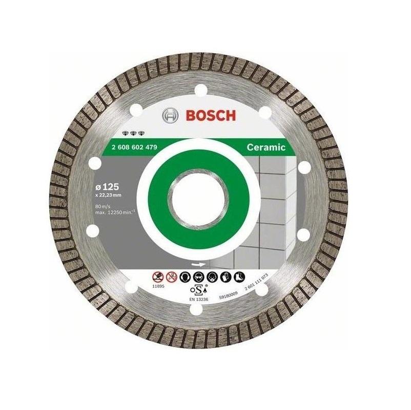 Bosch kotouč diamantový Best for Ceramic Extra Clean Turbo 125 x 22,23 x 1,4 x 7 mm 2608602479