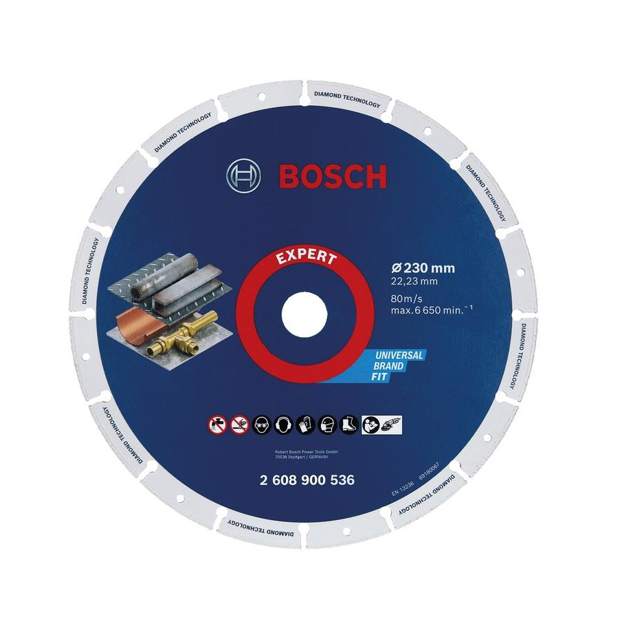 Bosch diamantový řezný kotouč EXPERT Diamond Metal Wheel 230 x 22,23 mm