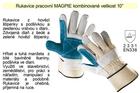 Cerva Kombinované pracovní rukavice Magpie, velikost 10