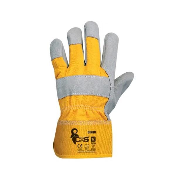 Cxs žluté kombinované pracovní rukavice Dingo, vel. 12 17305-0002-0712