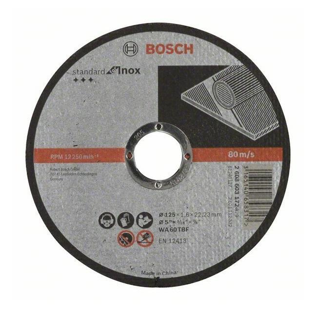 Bosch řezný kotouč Standard for Inox 125 x 1,6 x 22.23 mm 2608603172