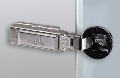 Hettich Intermat 9904 polonaložený pro skleněné dveře, základna závěsu 2.5 mm, T 1 72967