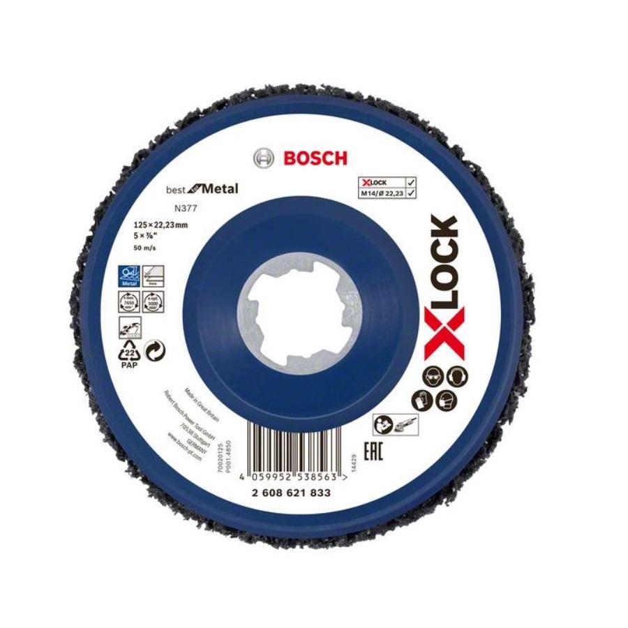 Bosch čistící disk metal X-LOCK 125 x 22,23 mm 2608621833