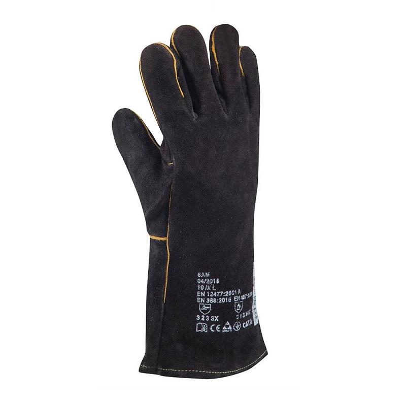 Ardon rukavice svářečské Sam 10 / XL černé 17224