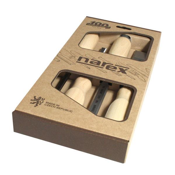 Narex bystřice sada plochých dlát 6,12,20,26mm WOOD LINE PROFI 863010