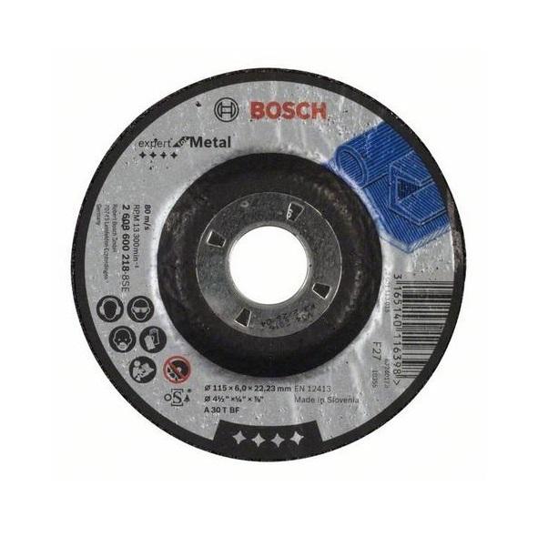 Bosch brusný kotouč Expert for Metal 115 x 6 x 22,23 mm