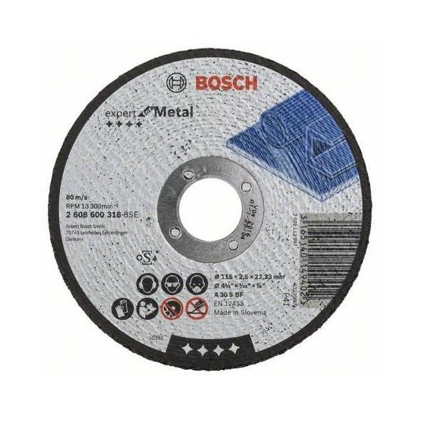 Bosch řezný kotouč Expert for Metal 115 x 2,5 mm 2608600318