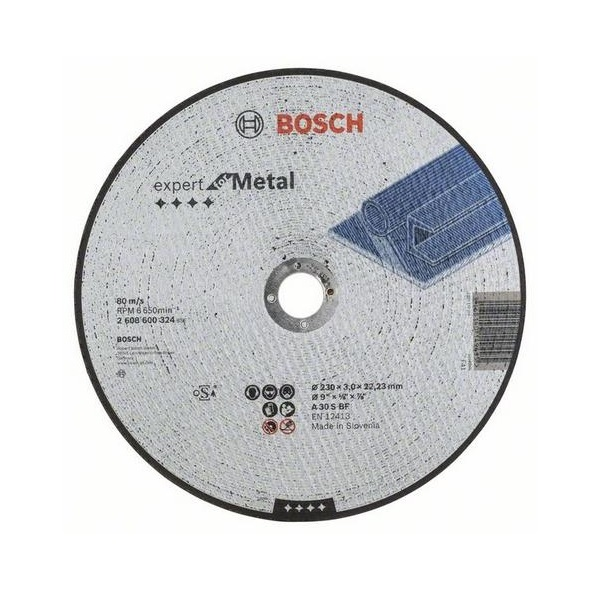 Bosch řezný kotouč Expert for Metal 230 x 3 mm 2608600324