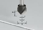 Festool Drážkovací fréza ve tvaru V, HW, stopka 8 mm HW S8 D18-90° (Alu)