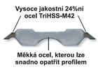 Barke Otočný nůž TERSA délka 60 mm, materiál TriHSS-M42 TersoTri