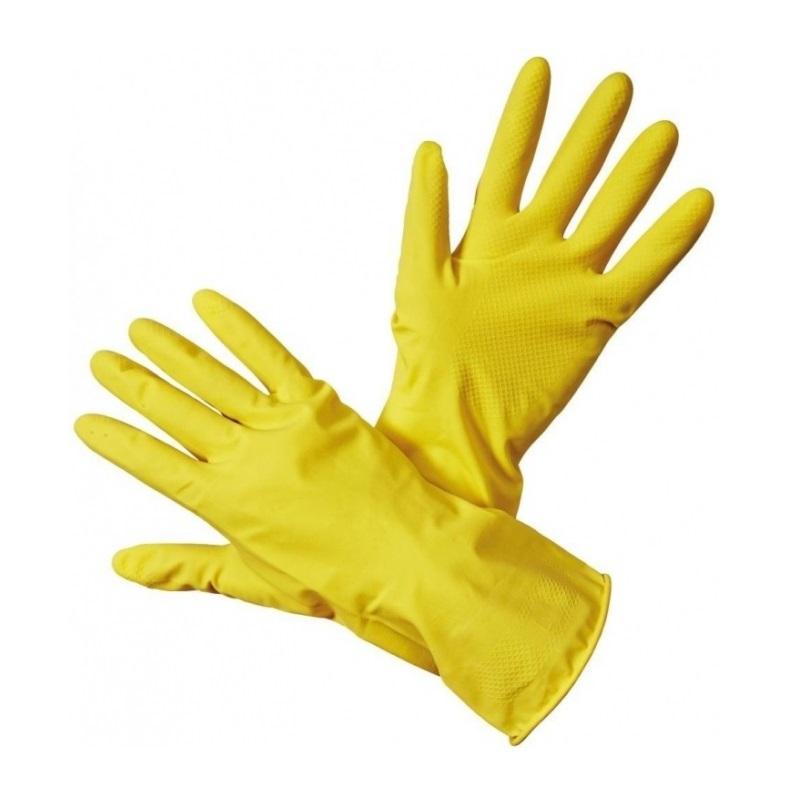 Cerva žluté úklidové rukavice z přírodní pryže, vel. M 432920