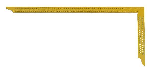 Hedue Tesařský úhelník 1000x380mm s mm stupnicí a s opisovacími otvory y102