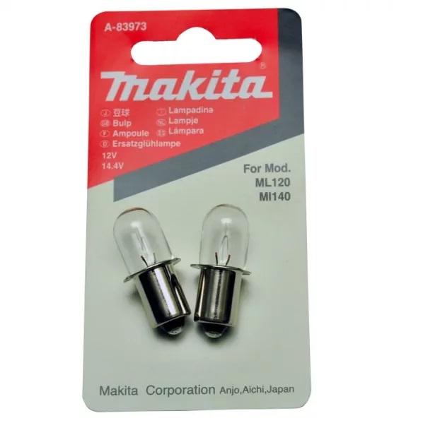 Makita A-83973 žárovky 12/14,4V pro ML120/MI140 2 ks