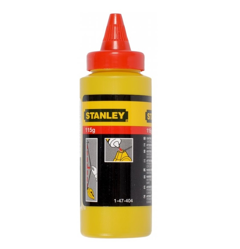 Stanley pudr - prášková křída červená 115g 1-47-404
