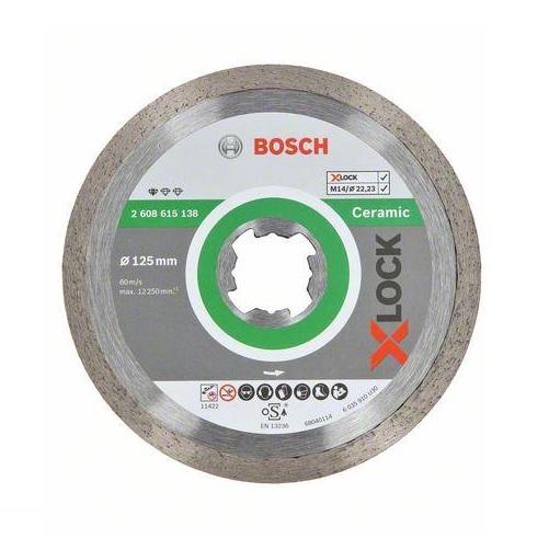 Bosch diamantový řezný kotouč Standard for Ceramic X-LOCK 125 mm 2608615138