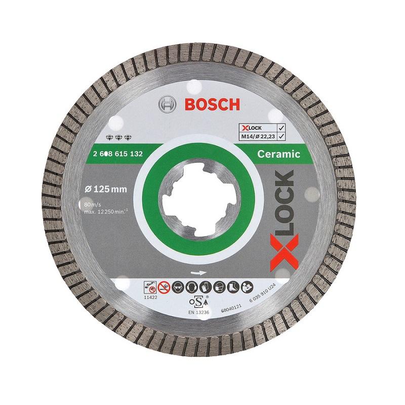 Bosch kotouč diamantový Best for Ceramic Extraclean Turbo X-LOCK 125 mm 2608615132