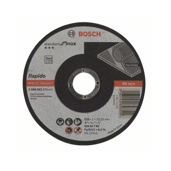 Bosch řezný kotouč Standard for Inox Rapido 125 x 1 mm