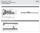 Hettich Alu 55 Frontslide Basic 1000 mm stolový výsuv Trimanis