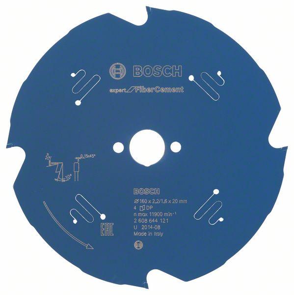Bosch kotouč pilový Expert for Fibre Cement 160x20x2,2 mm 4z 2608644121