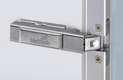 Hettich Intermat 9936  pro dveře s hliníkovým rámem, Základna závěsu 4 mm, TA 22