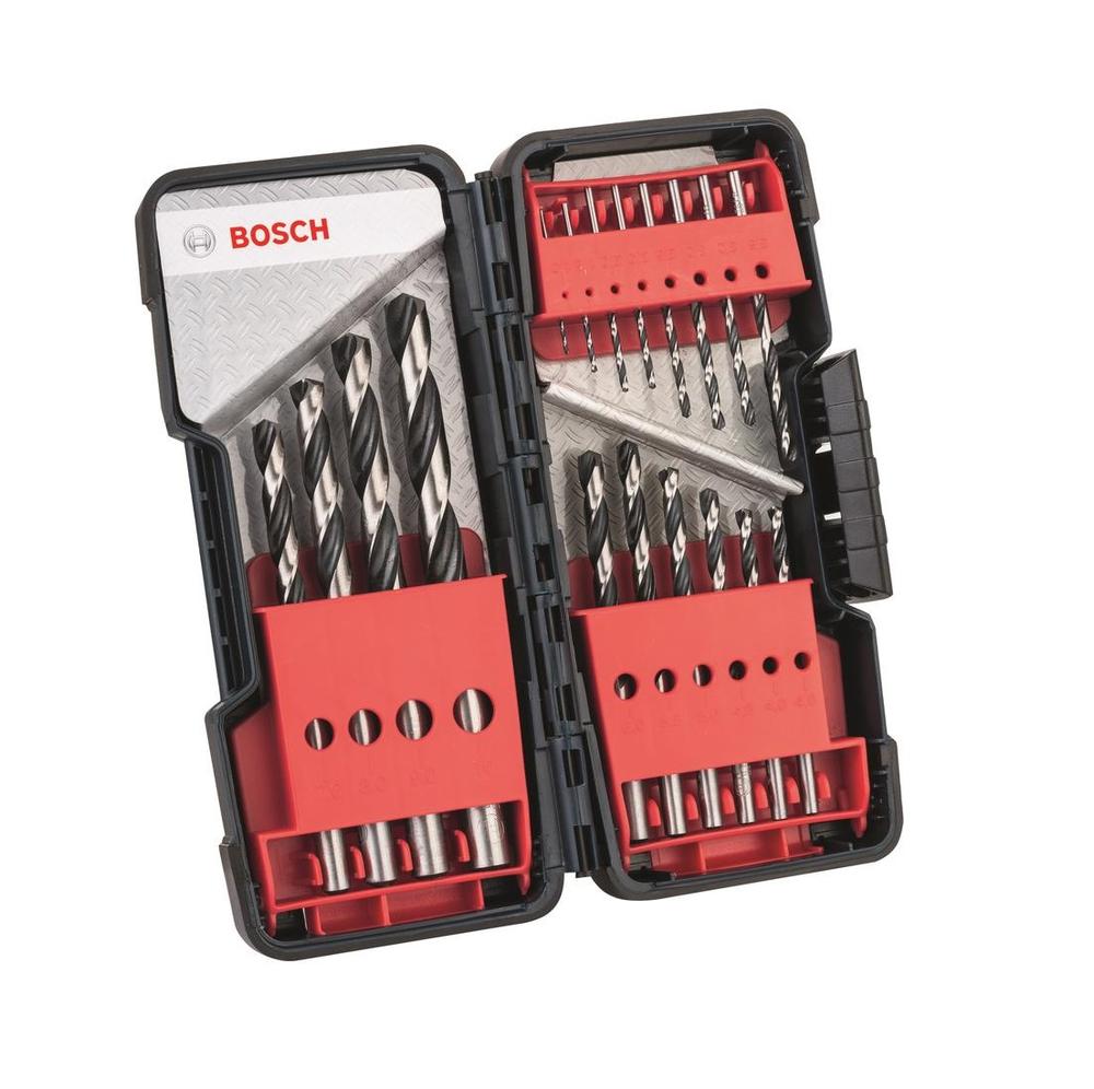 Bosch sada vrtáků do kovu Twist Speed ToughBox HSS PointTeQ - 18 ks 2608577350