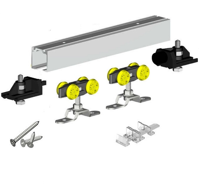 Herkules sada kov&#225;n&#237; na posuvn&#233; dveře 60 kg/200cm - jedny dveře