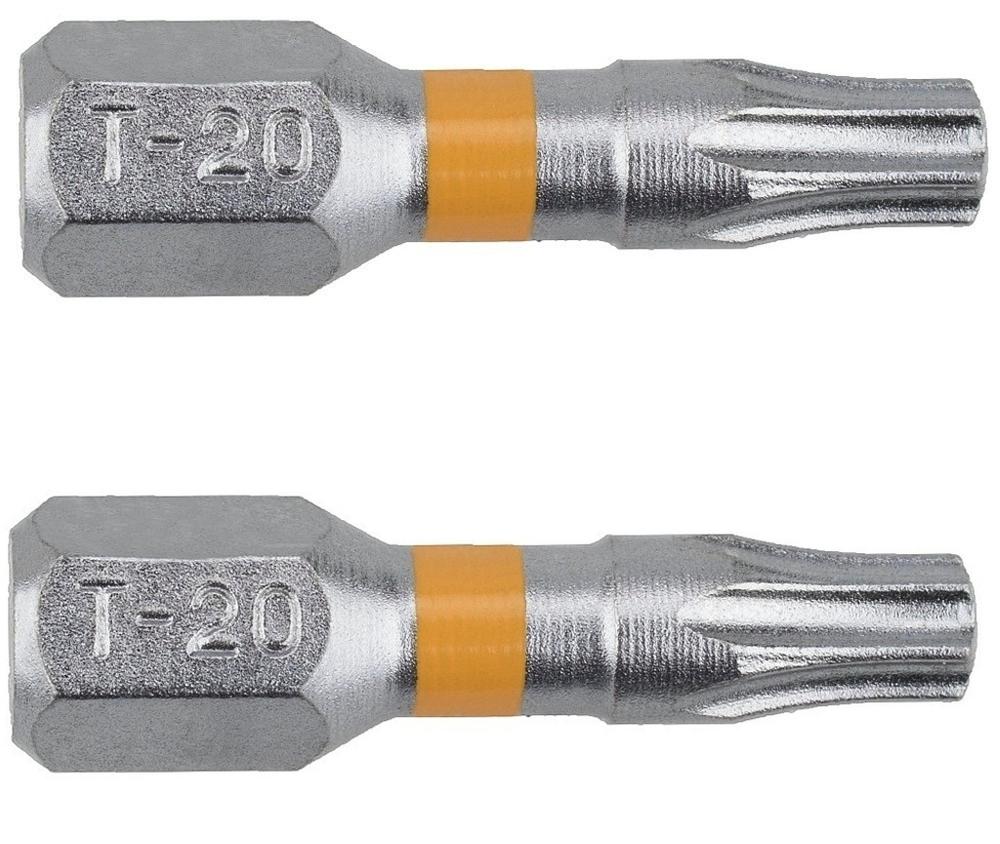 Narex Bity Super Lock S2/Cr - T20-25 ORANGE - 2 ks