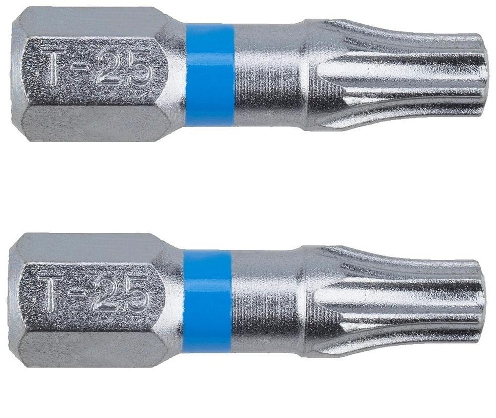 Narex Bity Super Lock S2/Cr - T25-25 BLUE - 2 ks