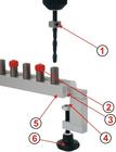 vrtací šablona power drill do plochy 400-12